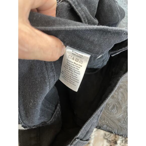 Everlane Jeans Women's 27R Slim Ankle Black - Picture 5 of 6